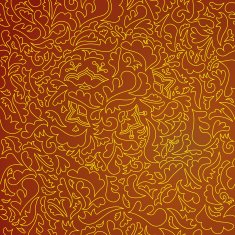 Abstract brown pattern with floral background