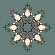 Ornate vintage background N4