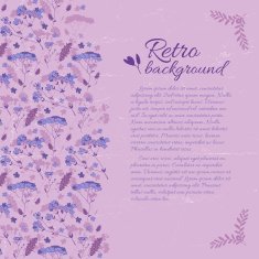 Vintage flowers background N8