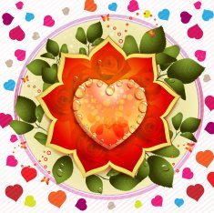 Valentine's day card N206