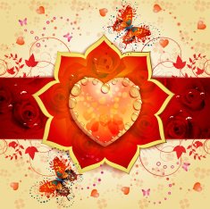 Valentine's day card N207