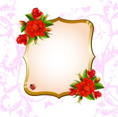 Background with roses N5