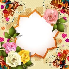 Background with butterflies N12