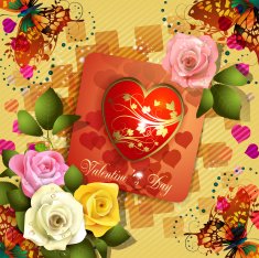 Valentine's day card N214