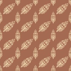 pattern in the old style with curls N5