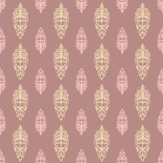 pattern in the old style with curls N6