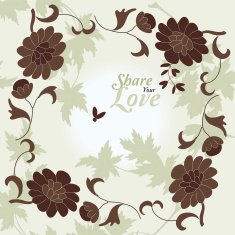 Love Flowers Card