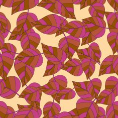 Seamless The leaves and branches N7