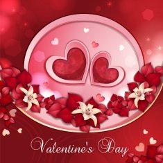 Valentine's day card N292