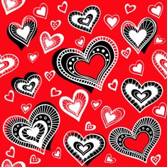 Pattern Hearts 2