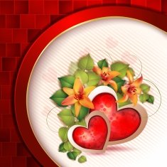 Valentine's day card N293