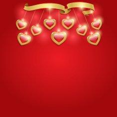 Valentine's day background with hearts N29