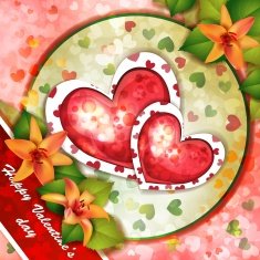 Valentine's day card N296