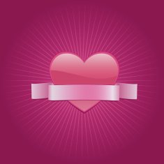 Valentine&rsquo;s Heart with Banner