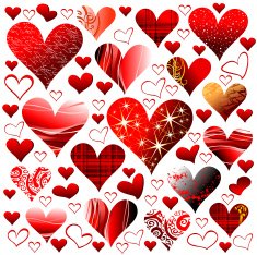 Set of hearts N15