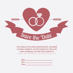 Wedding design over white background vector illustration N10