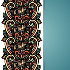 Colored Ornate Backgrounds N4