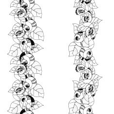 Graphic roses N7