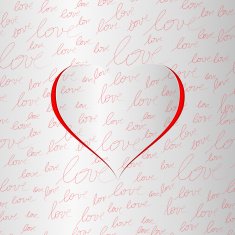 Lovely love heart shape paper design background N2