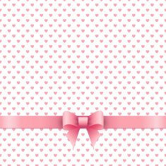Cute background with pink ribbon N2