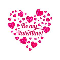 Valentines lettering