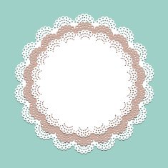 Seamless lace paper napkin