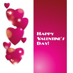 Valentines day Abstract paper hearts Love Valentine background with hearts N121