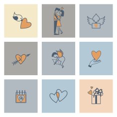 Happy Valentines Day Icons N583