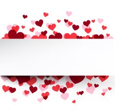 Valentine's background with pink hearts N4