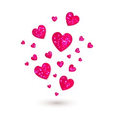 Valentines hearts N12