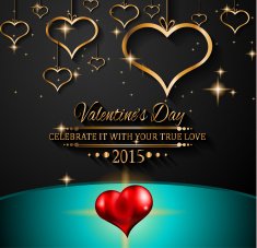Valentines Day background for dinner invitations N4