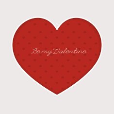 Valentines day card with heart N15