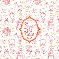 cute card for a wedding