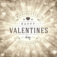Happy Valentine's day Vector Background N8