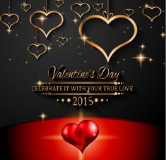 Happy Valentine's Day background with lovely Hearts N9