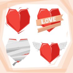 heart design N42