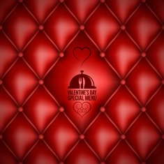 valentines day menu design background