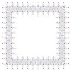 Valentine's Day Frame With Hearts N2