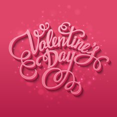 Typography Valentine's Day cards N3