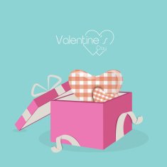 Happy Valentine's Day celebrations with gift box N2