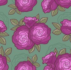 Seamless Floral Pattern N1442