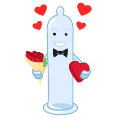 Condom character