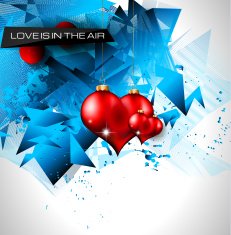 Happy Valentine's Day background with lovely Hearts N12