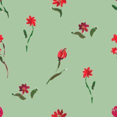 Seamless pattern with flowers N82