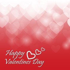 Heart valentine light vector background vector eps10