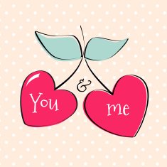Valentine's greeting card Vector N2