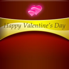valentines card N25