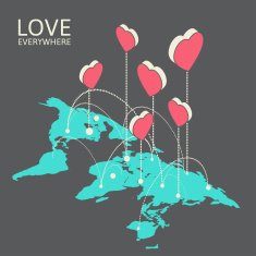 Isometric illustration for Valentine's Day N6