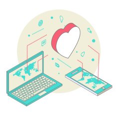 Isometric illustration for Valentine's Day N7