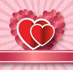 Heart Paper Sticker N11